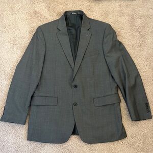Claiborne Charcoal Men's Suit Jacket